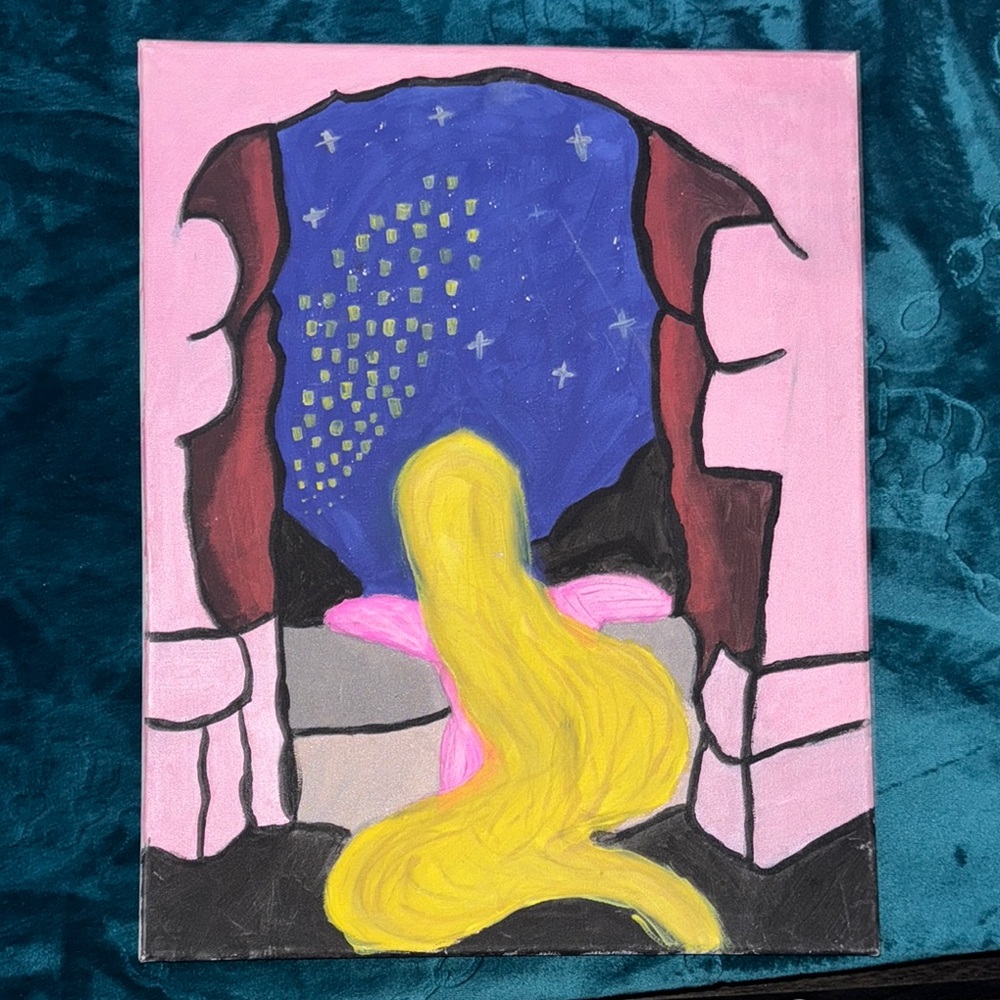 Rapunzel-Inspired Canvas Art